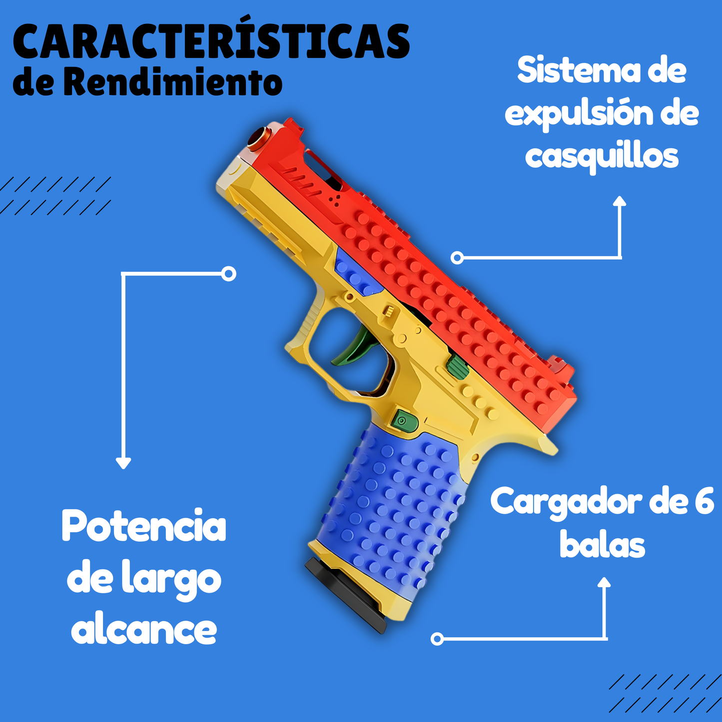 Pistola Táctica de Bloques